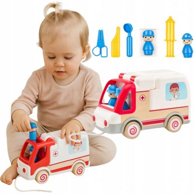 Woody Auto ambulancia so zvukmi a svetlom – Zbozi.Blesk.cz