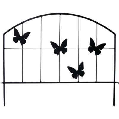 Opora pro rostliny balkonová Lafiora motýl kovová 56 x 48 cm černá – Hledejceny.cz