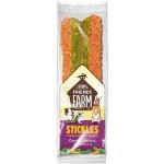 Supreme Petfoods Ltd Supreme Tiny FARM Stick.CarrotBroccoli Tyčinka býložr 2 ks 100 g – Zboží Mobilmania