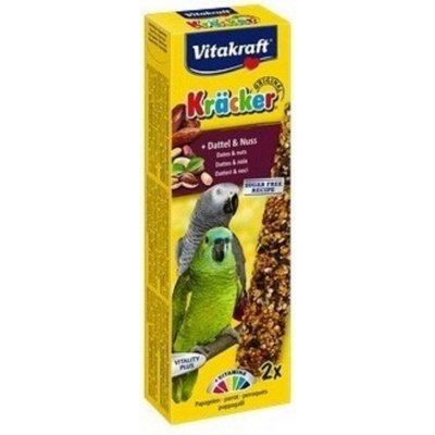 Vitakraft Kräcker Tyčinky Velký papoušek datle ořech 60 g – Hledejceny.cz