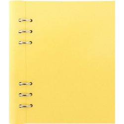 Filofax blok Clipbook A5 pastelový žlutý