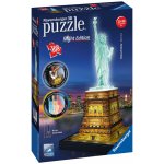 Ravensburger 3D puzzle svítící Socha svobody Noční edice 108 ks – Zboží Mobilmania