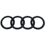 OEM Znak nalepovací černý lesk kruhy AUDI 215mm – Zbozi.Blesk.cz