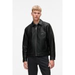 Karl Lagerfeld Jeans Klj Faux Leather Jacket Black – Zboží Mobilmania