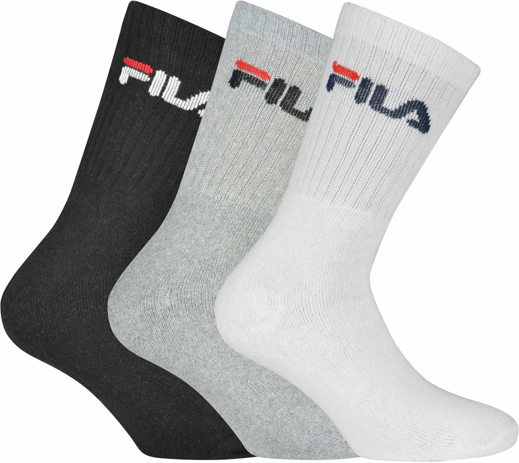 Fila ponožky vysoké ponožky F9505 SOCKS 3-PACK 700-Mix