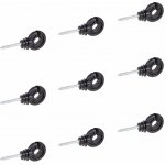 Kruhový izolátor s vrutem pro elektrický ohradník, vodiče do 12 mm - 100 ks – Hledejceny.cz