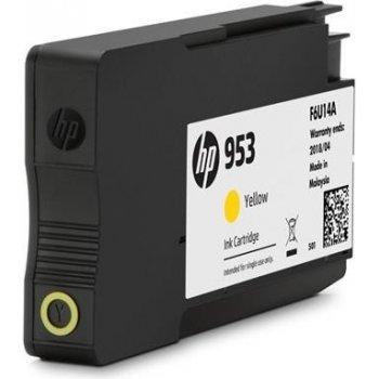 HP 953 originální inkoustová kazeta žlutá F6U14AE