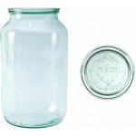 WECK Zavařovací Sklenice sklenice ZYLINDER s víčkem 4 ks x 3000ml – Sleviste.cz