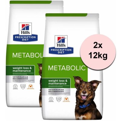 Hill’s Prescription Diet Metabolic 2 x 12 kg – Hledejceny.cz