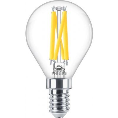 Philips LED žárovka E14 3,4W/40W stmívatelná, iluminační, čirá, 2700K 230V P45 CL P449510 – Zboží Mobilmania