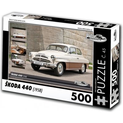 Retro-auta Škoda 440 1958 500 dílků – Zboží Mobilmania