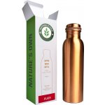 Měděná láhev na vodu vzor Hladký, 950 ml, Nature's Own – Sleviste.cz