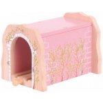 Bigjigs Vláčkodráha tunely Tunel růžový cihlový – Zboží Dáma