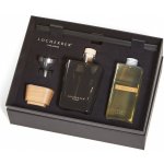 Locherber Milano Dárková sada GIFT BOX 500 ml AGATHIS AMBER: aroma difuzér 500 ml, náplň 500 ml, tyčinky, trychtýřek a víčko z ořechového dřeva – Hledejceny.cz