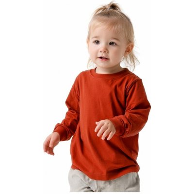 Jožánek Dětské tričko dlouhý rukáv skořicové – Hledejceny.cz