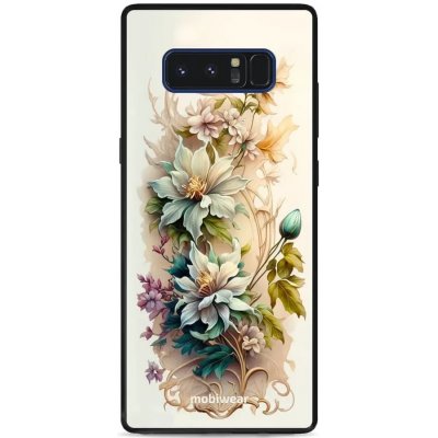 Pouzdro Mobiwear Glossy Samsung Galaxy Note 8 - G014G Krémové květy