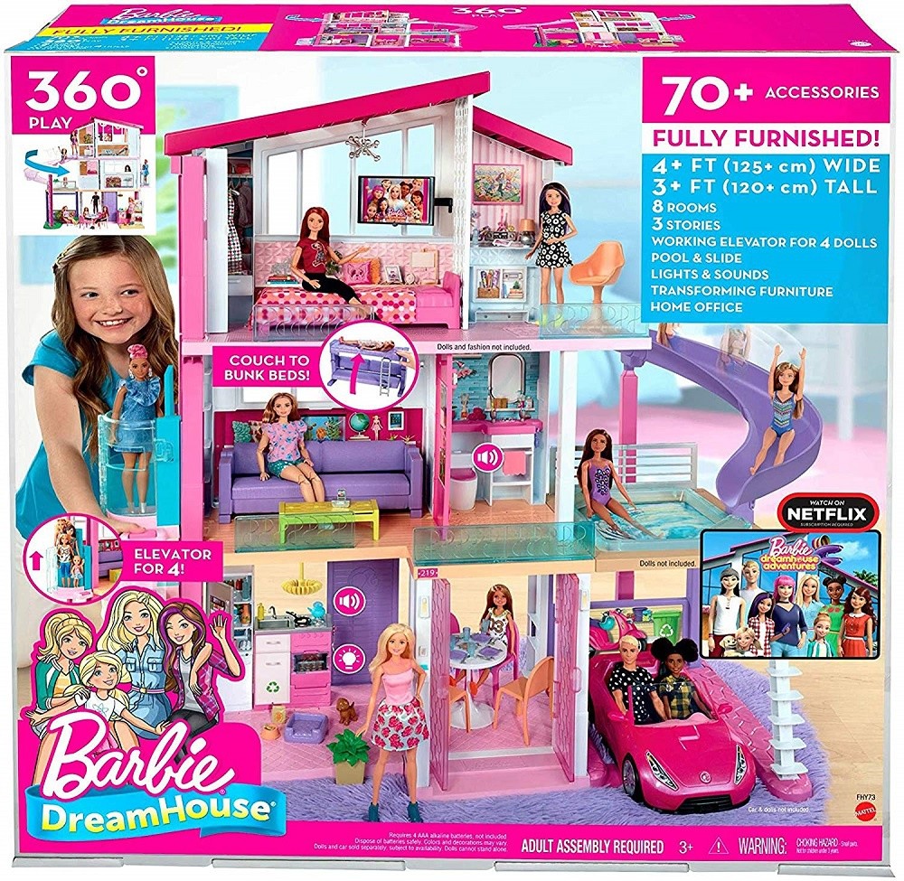 Barbie DŮM SNŮ SE SKLUZAVKOU od 8 129 Kč - Heureka.cz