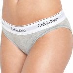 Calvin Klein kalhotky F3787E šedé – Zboží Dáma