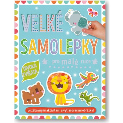 Velké samolepky pro malé ruce Divoká zvířata – Hledejceny.cz