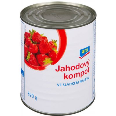 Aro jahodový kompot, 850ml – Zboží Dáma