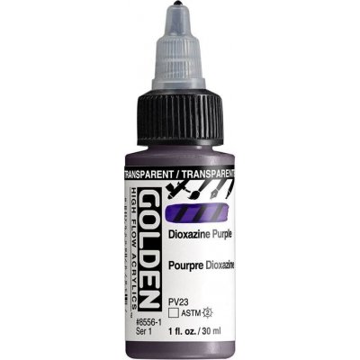 Golden Artist Colors High Flow akrylová barva transparent dioxazine purple 30 ml – Hledejceny.cz