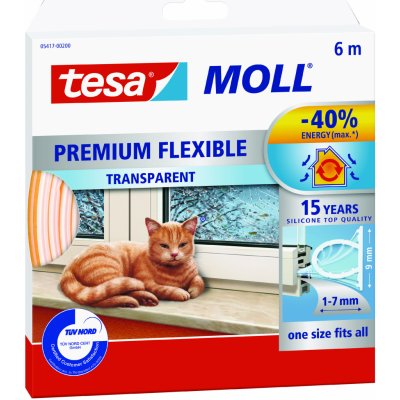 Tesamoll - Silikonové těsnění Premium Flexible transparentní – Hledejceny.cz