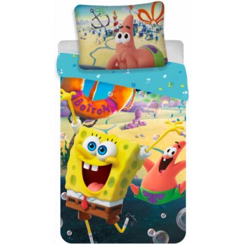 Jerry Fabrics bavlna povlečení Sponge Bob Movie 140x200 70x90