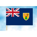 LIBEA, s.r.o. Vlajka Turks a Caicos Rozměr: 60x90 cm, Uchycení: Návlek na žerď – Hledejceny.cz