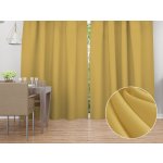 Biante Dekorační závěs Rongo RG-098 Hořčicový 140x250 cm – Hledejceny.cz
