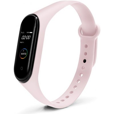 Xiaomi jednobarevný náhradní náramek pro Mi Band 3/4 Narůžovělá 473650-Xl – Zboží Živě