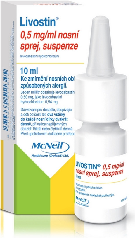 LIVOSTIN NAS 0,5MG/ML NAS SPR SUS 1X10ML