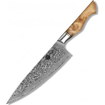 Šéfkuchařský nůž z damaškové oceli NAIFU řady MASTER 8,3" o celkové délce 35,5 cm