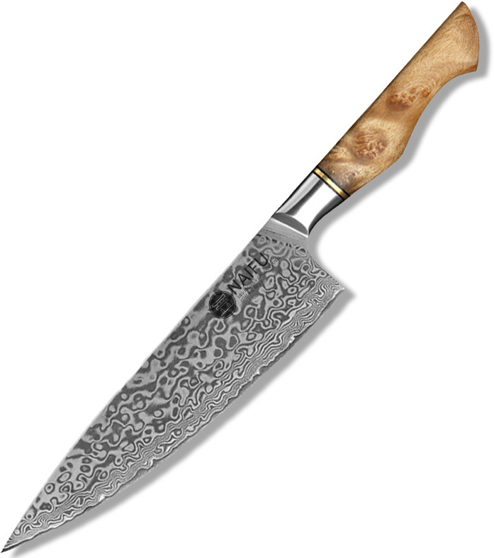 Šéfkuchařský nůž z damaškové oceli NAIFU řady MASTER 8,3\