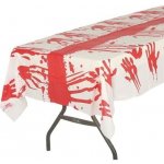 Guirca Plastový ubrus Halloween krvavé otisky 137x277 cm – Hledejceny.cz