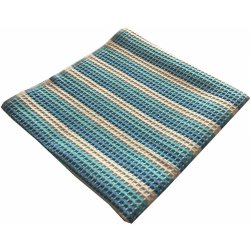 Praktik textil Vaflový ručník 50 x 100 cm modrý