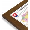 Nástěnné mapy Excart Maps Slovensko - nástěnná administrativní mapa 246 x 128 cm Varianta: mapa v dřevěném rámu, Provedení: Pegi tmavý ořech
