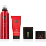 Rituals The Ritual Of Ayurveda sprchová pěna The Ritual Of Ayurveda 200 ml + tělový krém The Ritual Of Ayurveda 100 ml + tělový peeling The Ritual Of Ayurveda 125 g + vonná svíčka dárková sada – Zboží Mobilmania