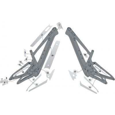 Ochrana rámu Syncros kit Frame Protection kit Lumen e Ride – Zboží Dáma