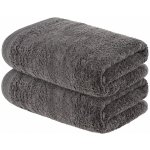Livarno Home Froté ručník, 2 kusy, 50 x 100 cm (tmavě šedá) – Zboží Dáma