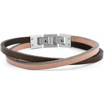Lucleon náramek Tan & Steel Roy Single Wrap MP_bracelet222