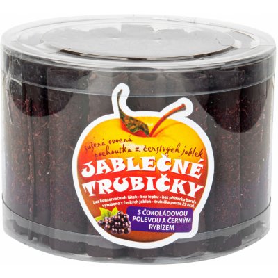 Trutna trubičky jablečné s čokoládovou polevou a černým rybízem dóza 450 g – Zboží Dáma