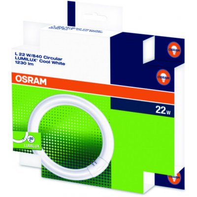 Osram Kruhová zářivka LUMILUX L 22W/840 C T9 G10q neutrální bílá 4000K průměr 216mm – Hledejceny.cz