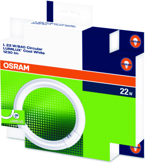 Osram Kruhová zářivka LUMILUX L 22W/840 C T9 G10q neutrální bílá 4000K průměr 216mm