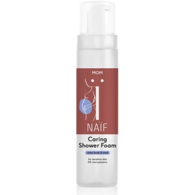 NAÏF Sprchová pěna pro těhotné Mom (Caring Shower Foam) 200 ml – Zboží Dáma