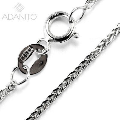 Adanito Zlatý řetízek z bílého zlata BRRK0378S – Zboží Dáma