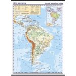 Jižní Amerika - obecně zeměpisná mapa 1:10 mil – Hledejceny.cz