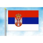 LIBEA, s.r.o. Vlajka Srbska Rozměr: 100×150 cm, Uchycení: Karabiny na stožár – Hledejceny.cz