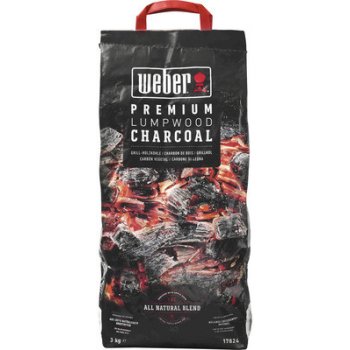 Weber Dřevěné uhlí Premium Lumpwood, 3 kg