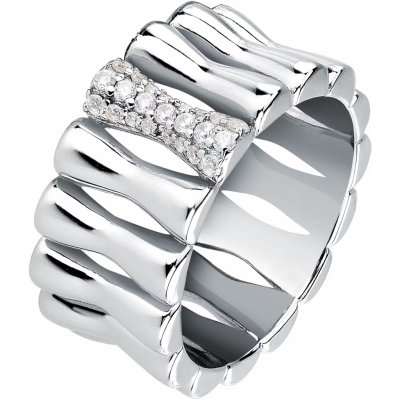 Morellato Moderní prsten z recyklovaného stříbra Essenza SAWA20