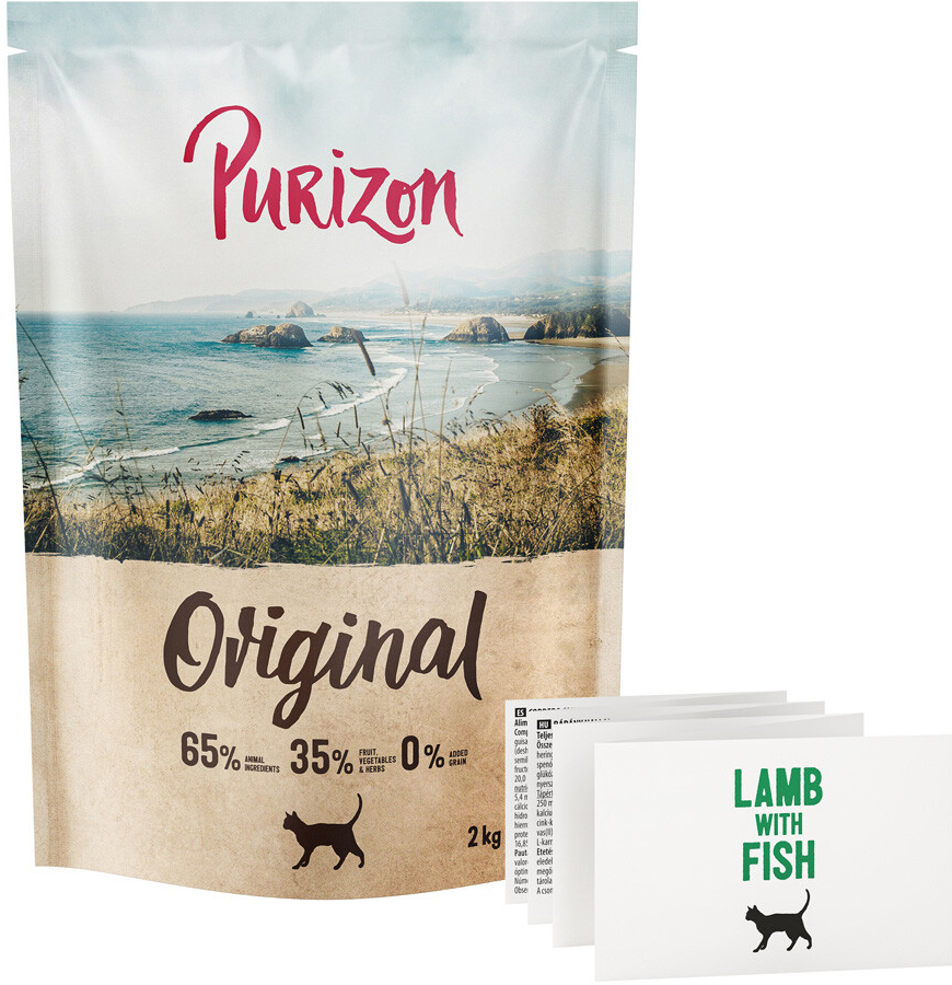Purizon Original jehněčí s rybou bez obilovin 2 kg